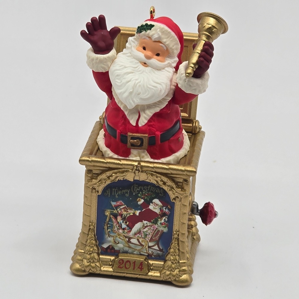 Hallmark Keepsake 2014 Santa Jack in the Box Christmas Ornament 2nd in Series